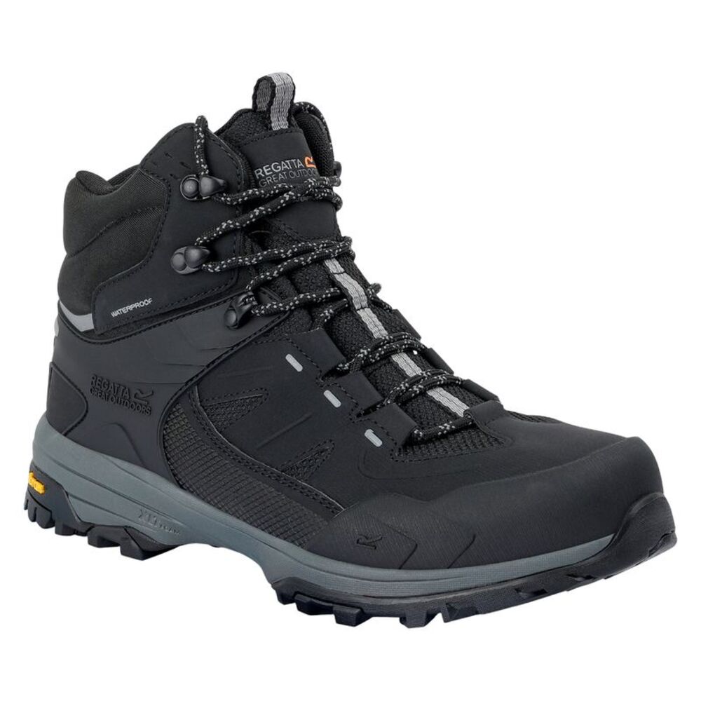 Regatta Mens Regen Walking Shoes / Black